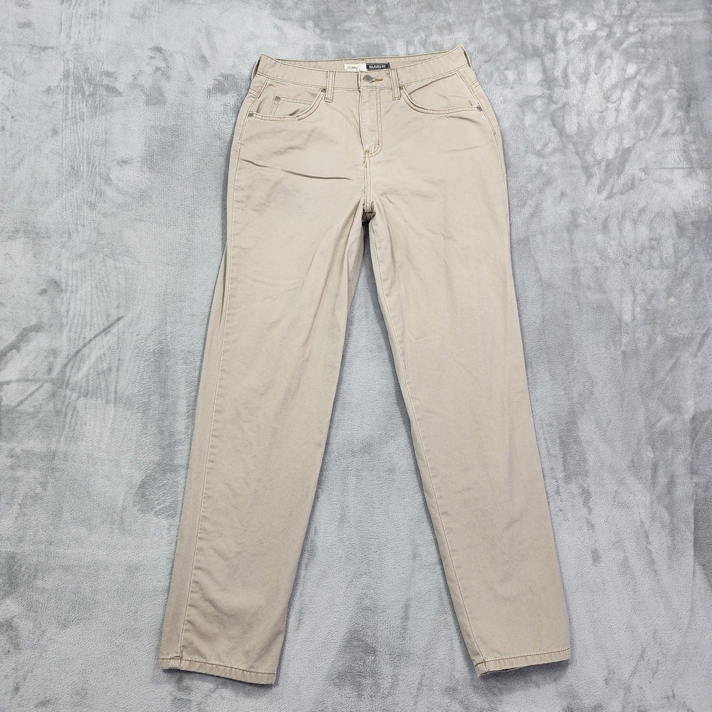 Vintage St Johns Bay Jeans Womens 6 Beige High Rise Relaxed‎ Fit Straight Leg